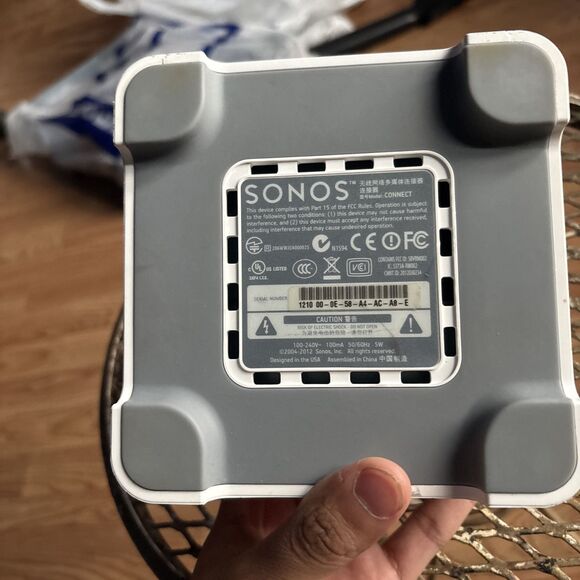 Sonos Connect S1 Gen 1 White Wireless Music Media Streaming Player - Picture 4 of 7